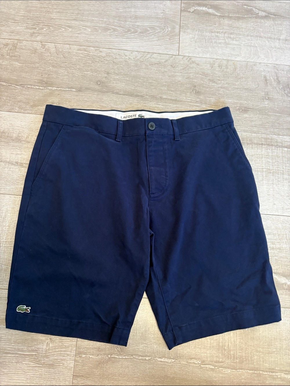 Lacoste Men’s Slim Fit Chino Bermuda Shorts.
